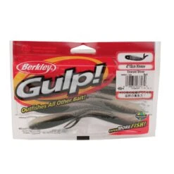 Berkley Gulp Minnow, 4 8Pk, Emerald Shiner